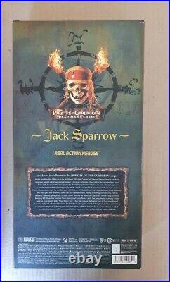 Jack Sparrow Pirates of the Caribbean Action Figure RAH #274 Never Displayed