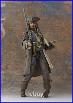 Jack Sparrow Pirates of the Caribbean BANDAI S. H. Figuarts Johnny Depp 5.9in