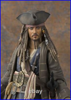 Jack Sparrow Pirates of the Caribbean BANDAI S. H. Figuarts Johnny Depp 5.9in