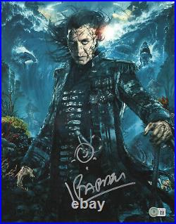 Javier Bardem Pirates Of The Caribbean Signed 11x14 Photo Autograph Beckett 3