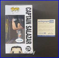 Javier Bardem Signed Pirates Of The Caribbean Captain Salazar Funko Pop Coa Acoa Javier Bardem Signed Pirates Of The Caribbean Captain Salazar Funko Pop Coa Acoa
