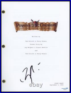Jerry Bruckheimer Pirates of the Caribbean AUTOGRAPH Signed Script Screenplay Jerry Bruckheimer Pirates of the Caribbean AUTOGRAPH Signed Script Screenplay