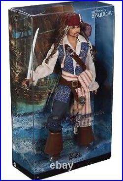 Johnny Deep Mattel Pirates of The Caribbean Jack Sparrow Doll T7654