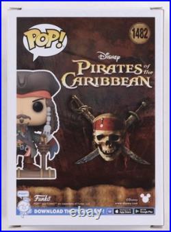 Johnny Depp COLOR MATCH Auto Pirates of the Caribbean 1482 Jack Sparrow BAS