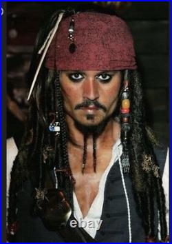 Johnny Depp Life Mask Cast Cap. Jack Sparrow PiratesEdward Scissorhands Rare