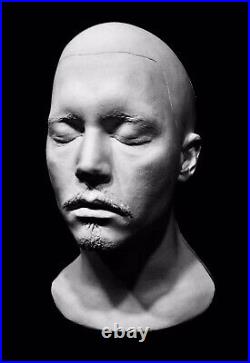 Johnny Depp Life Mask Cast Cap. Jack Sparrow PiratesEdward Scissorhands Rare