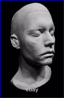 Johnny Depp Life Mask Cast Cap. Jack Sparrow PiratesEdward Scissorhands Rare