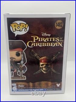 Johnny Depp Pirates of the Caribbean SIGNED'Jack Sparrow' 1482 Funko Pop ACOA