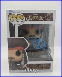 Johnny Depp Pirates of the Caribbean SIGNED Jack Sparrow 1482 Funko Pop B ACOA Johnny Depp Pirates of the Caribbean SIGNED Jack Sparrow 1482 Funko Pop B ACOA