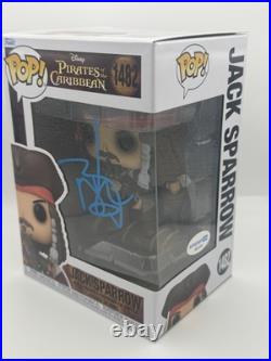 Johnny Depp Pirates of the Caribbean SIGNED Jack Sparrow 1482 Funko Pop B ACOA Johnny Depp Pirates of the Caribbean SIGNED Jack Sparrow 1482 Funko Pop B ACOA