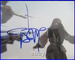 Johnny Depp Pirates of the Caribbean hand signed auto 8x10 photo with COA