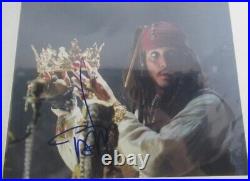 Johnny Depp Pirates of the Caribbean hand signed auto 8x10 photo with COA GIFT