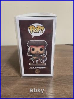 Johnny Depp Signed Auto Jack Sparrow Funko Pirates of the Caribbean Beckett auth Johnny Depp Signed Auto Jack Sparrow Funko Pirates of the Caribbean Beckett auth