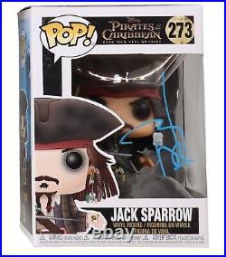 Johnny Depp Signed Autograph Funko Pop Pirates Of The Caribbean 273 Auto COA