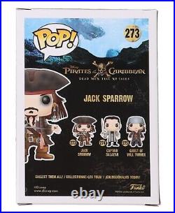 Johnny Depp Signed Autograph Funko Pop Pirates Of The Caribbean 273 Auto COA