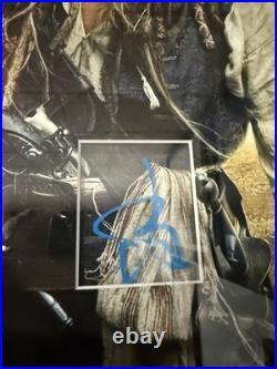 Johnny Depp Signed Custom 12X16 Jack Sparrow Pirates Of The Caribbean