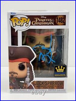 Johnny Depp Signed Jack Sparrow Funko Pirates of the Caribbean Autograph Beckett