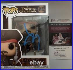 Johnny Depp Signed Jack Sparrow Pirates of the Caribbean Funko Pop with JSA COA Johnny Depp Signed Jack Sparrow Pirates of the Caribbean Funko Pop with JSA COA