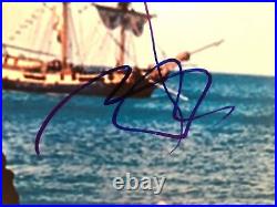 Johnny Depp Signed Pirates Of The Caribbean 11x14 Photo BAS Beckett D72295
