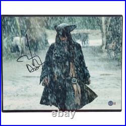 Johnny Depp Signed Pirates of the Caribbean 11x14 Photo Autograph Beckett COA Johnny Depp Signed Pirates of the Caribbean 11x14 Photo Autograph Beckett COA