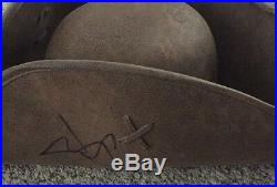 Johnny Depp Signed Pirates of the Caribbean Jack Sparrow Hat with exact proof