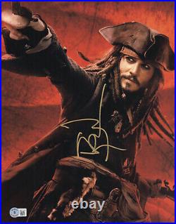 Johnny Depp Signed’pirates Of The Caribbean’ 11×14 Photo Autograph ...
