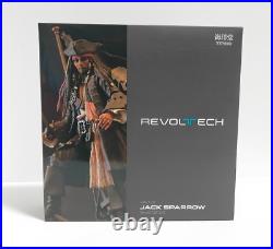 Kaiyodo Revoltech Jack Sparrow Pirates of the Caribbean Action Figure Authentic