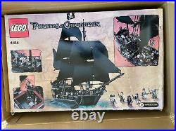 LEGO 4184 Pirates of the Caribbean THE BLACK PEARL with BOX, POSTER, MANUALS, FIGS