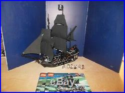 LEGO 4184 THE BLACK PEARL Pirates of the Caribbean ship 100% with Manual & Figs