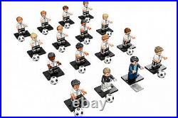 LEGO 71014 Mini-figures DFB Germany Soccer Team Complete Set of 16 Free Shipping