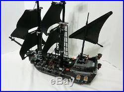 LEGO Pirates Of Caribbean #4184 The Black Pearl 100% Complete withManuals Minfigs