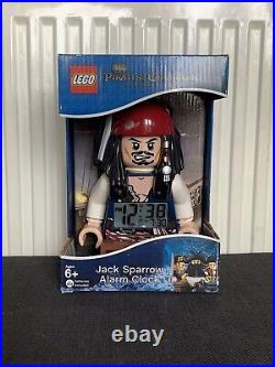 LEGO Pirates Of The CaribbeanCaptain Jack Sparrow Alarm Clock Brand New! (RARE)