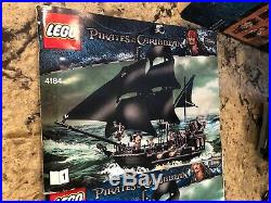 Lego 4184 Pirates Of The Caribbean The Black Pearl Set With Minifigures & Box