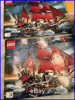 Lego 4195 Pirates Of The Caribbean Queen Annes Revenge 100% Compkete/Box