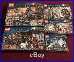 Lego Pirates Of The Caribbean 4182, the Mill 4183,4192,4193,4194 Whitecap Bay Set