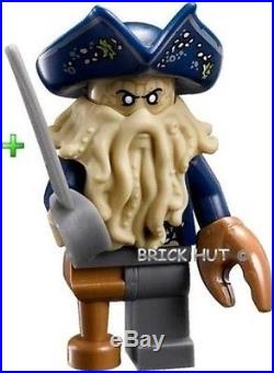 Lego Pirates Of The Caribbean Davy Jones Figure + Free Sword Bestprice New