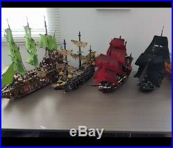 Lego Pirates Of The Caribbean. Flying Dutchman Ship. Goes with 4195 4184 71042