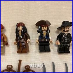 Lego Pirates Of The Caribbean Minifigures Lot Jack Sparrow Captain Barbossa Etc