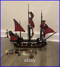 Lego Pirates Of The Caribbean Queen Anne's Revenge Pirate Ship 4195 Incomplete