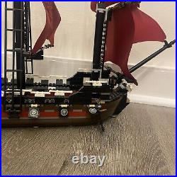 Lego Pirates Of The Caribbean Queen Anne's Revenge Pirate Ship 4195 Incomplete