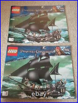 Lego Pirates of the Caribbean Black Pearl AND Queen Anne's Revenge no Minifigs