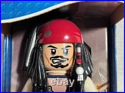 Lego Pirates of the Caribbean Jack Sparrow Alarm Clock NIP VHTF