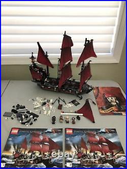 Lego Pirates of the Caribbean Queen Anne's Revenge (4195) Incomplete, + Poster