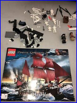 Lego Pirates of the Caribbean Queen Anne's Revenge (4195) Incomplete, + Poster