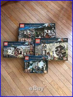 Lego Pirates of the Caribbean SETS 4193 4192 4182 4183 MIB YOU GET ALL 4 ITEMS