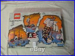 Lego Set # 6290 Pirate Battle Ship 100% Complete With Box Manual & All Mini Figs