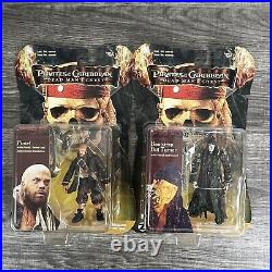 Lot Of 6 New Sealed Pirates of the Caribbean Dead Man's Chest Action Figures