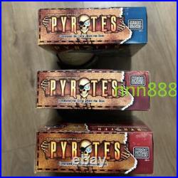 Lot of 3/Set Mega Bloks Pirates of The Caribbean Rule The Seas Coffer Trap