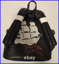 Loungefly Disney Pirates Of The Caribbean Dead Men Tell No Tales Mini Backpack