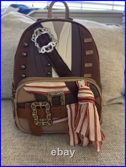 Loungefly Jack Sparrow Pirates of the Caribbean Cosplay Mini Backpack Exclusive